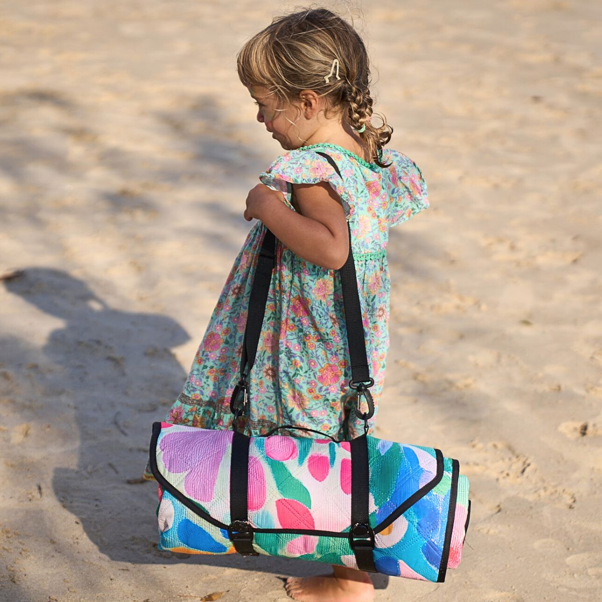 Beach Mate rolled up lightweight easy to carry